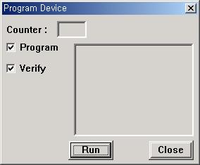File을 load 한후그림 5-20 에서 Program을선택하면 program 하는마지막과정인다음창이뜬다. [ 그림 5-21] program 창 Run 을 click 하면 CPLD 가구워진다. 4. VHDL overview VHDL 의다섯가지 design unit VHDL 은다음과같이크게다섯가지의 design unit 을가지고있다.