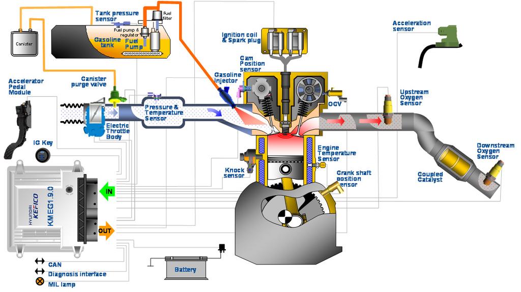 Crankshaft Position Sensor Crankshaft Position Sensor detects the position and/or rotational direction of the target wheel (ferromagnetic