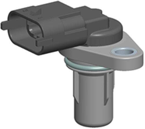 Camshaft Position Sensor Camshaft Position Sensor detects the position of the target wheel (ferromagnetic material) on the camshaft which controls open