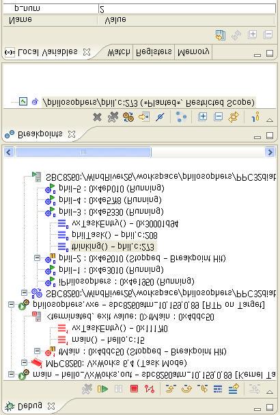 WR debugger : GUI Debugger Task /