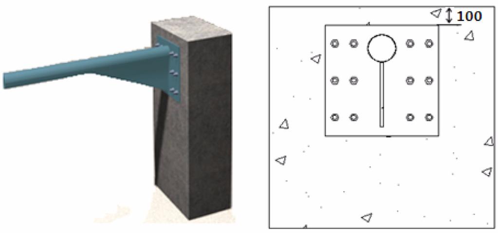 ¼ 5%ƒ D29 w mj w v p w. y w ü» 1) w, Table 1 w. ü SS4 Fig. 3 Cantilever beam section and the geometry of inserted anchor bolts (unti: mm) Hx (A type) w 2. mm 3. mm 1m ew w, š w gj p ù ƒƒ 3% w w w. 3. x z» gj p y w ü ƒ Table 1 Design moments of cantilever beams A type (2 m) B type (3 m) Live load w l 5k/m w l 5k/m Self weight w d1 1.