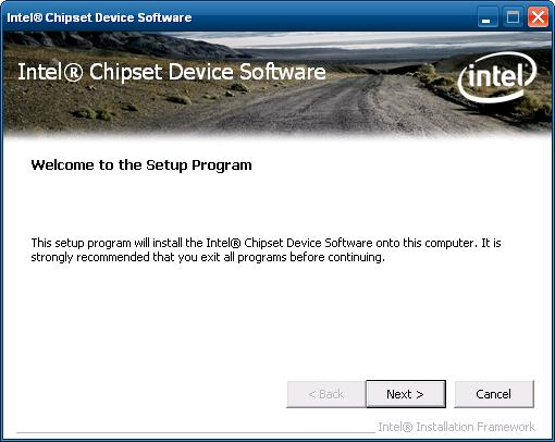 제공된 Touch System Software DVD의 Driver\ATP15\Chipset 폴더를선택하면 < 그림4-1> 과같은파일들이표시된다. < 그림 4-1> 의 infinst911autol.
