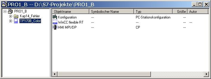 연습문제 2: TP170B 터치패널프로젝트복사 File: PRO1_09E.