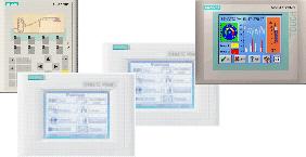 SIMATIC HMI systems은 PPI (S7-200) 와 MPI 또는 PROFIBUS (S7-300 and S7-400) 그리고 Industrial Ethernet (WinCC)
