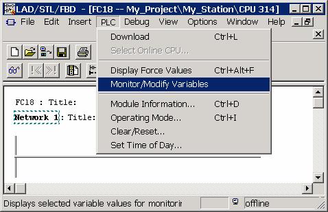 "Monitor/Modify Variable" 기능 File: PRO1_15E.18 사용영역변수테이블작성변수테이블저장참조 VAT(Variable Address Table) 은지정된데이터형식으로 CPU 메모리어드레스의값을보고 (Monitor), 변경 (Modify) 하는데사용됩니다.