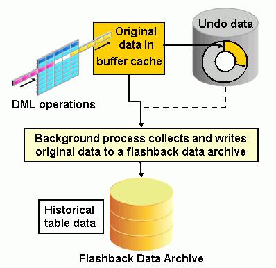 11g New Feature : Total Recall Oracle Flashback Data Archive 과거특정시점에대한데이터분석이가능함 데이터베이스내에서관리 보안성및효율성증대