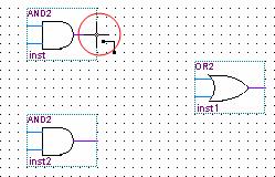 [ 그림 4-18] 마우스포인터의변화 [ 그림 4-19] wire 연결