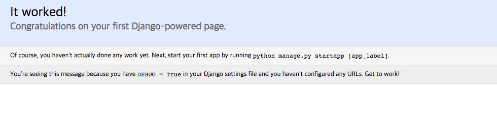 Start a Django