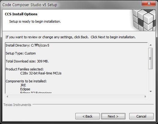XDS100S 를사용하기위해서는 XDS100 Class Emulator Support 를선택하셔야합니다.