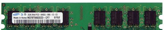 RAM의종류와규격 (7/9) 예 : DDR2 SDRAM과