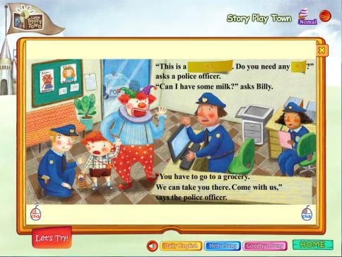 Level 4-8 Where Is the Grocery? Lesson Plan: Week 3 Day 3 Presentation & Application [14 분 ] 1. Story Play Town (~Part III) * 먼저 sight word card 를한장씩앞으로넘겨보여주며각단어를듣고따라하게한다.