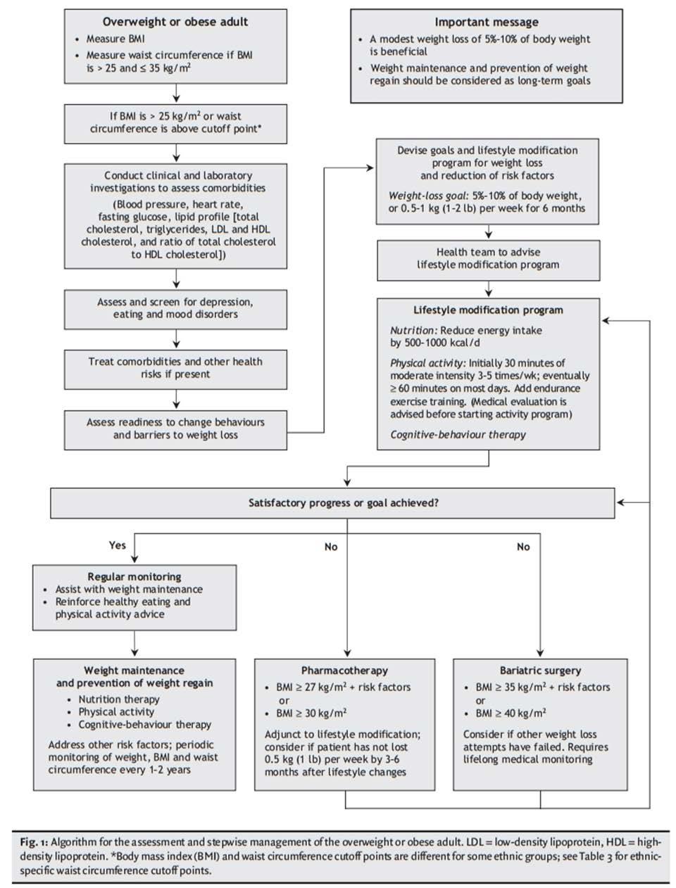 개인별맞춤형통합건강관리프로그램연구및개발 2) 2006 Canadian clinical practice guidelines on the management and prevention of obesity in adults and children.