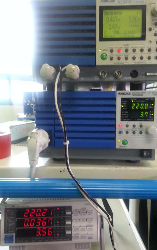 Output voltage of proposed converter 상용전압 (AC)220 V 의입력을통해서출력전압 5V