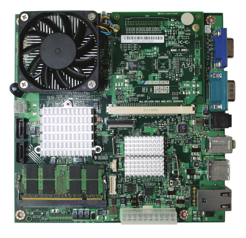 MotherBoard NXE-IGM 45H 제품 기능의 요약 Intel Mobile processor (575 & T9400) 지원 Intel GM45 + ICH9M 최대 3GB Memory지원 MXM Version 2.1 Type-II (Height=5mm) 지원 VGA 1EA/Serial 1EA/USB 2.