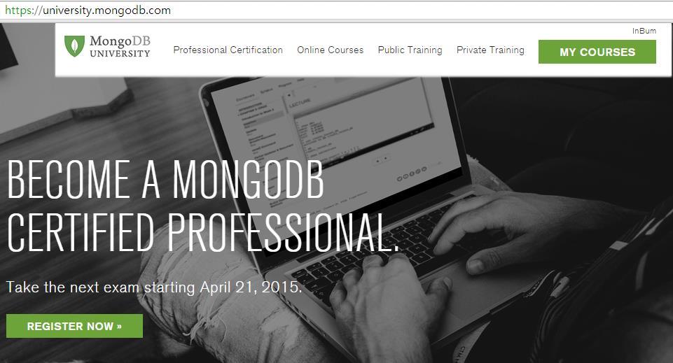 공부해보려면 MongoDB education link