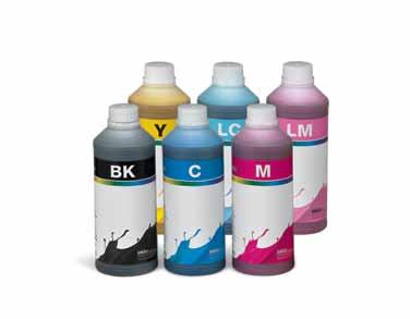 Moreover, this ink is compatible with a wide range of media such as coated-papers, glossy papers, backlit film, adhesive vinyl, scrim vinyl and textile banner for outdoor advertisement.