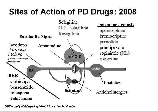 JKSHP, VOL.27, NO.2 (2010) Table 4. Medications available for Parkinson's disease A.