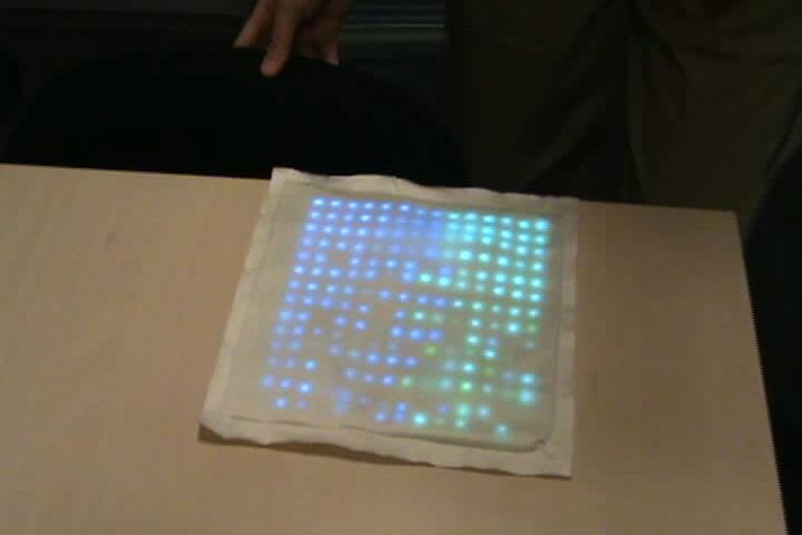 LED Canvas into Garments Modular approach to system integration LED Canvas