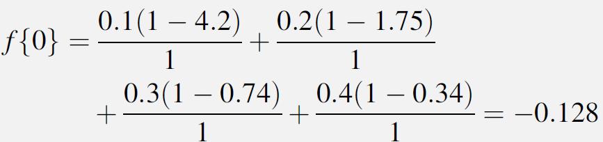 -value 들이일부는 보다크고일부는 보다작아서, Table 4.4 식 3) 의 {0} 와 {} 를계산할필요가있다. 0.720-0.