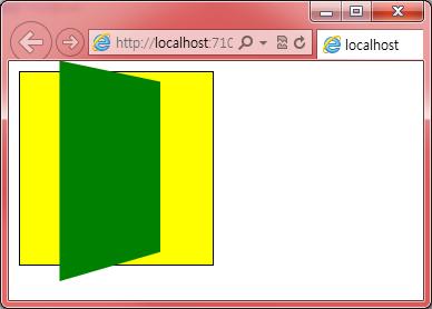 예제 <!DOCTYPE html> <html> <head> <style> div { background-color: green; height: 150px; width: 150px;.container { background-color: yellow; border: 1px solid black;.