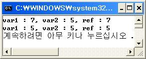 2. 참조의이해 참조변수 기존변수의또다른이름. 홀로존재할수없음.