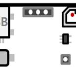 3 전원공급방법 3 2 1 CN1100 5 핀미니 USB 커넥터 CN1010 전원선택점퍼 CN1000 커넥터홀 * 방법 1 CN1010 2,3 번연결 TR28035 는 5 핀미니 USB 커넥터 (CN1100) 를통해 PC 의 USB