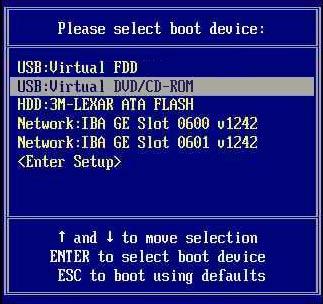 DVD Windows Server 2008 CD. 6 2 Boot Device 5 6 Boot Device CD/DVD Enter.