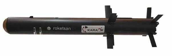 터키로켓산사, 신형카라오크단거리대전차유도미사일공개 m 터키로켓산 (Roketsan) 사가현재개발중인신형 125 mm개인휴대형단거리대전차유도미사일 (ATGM) 카라오크 (Karaok) 를 처음으로공개함.