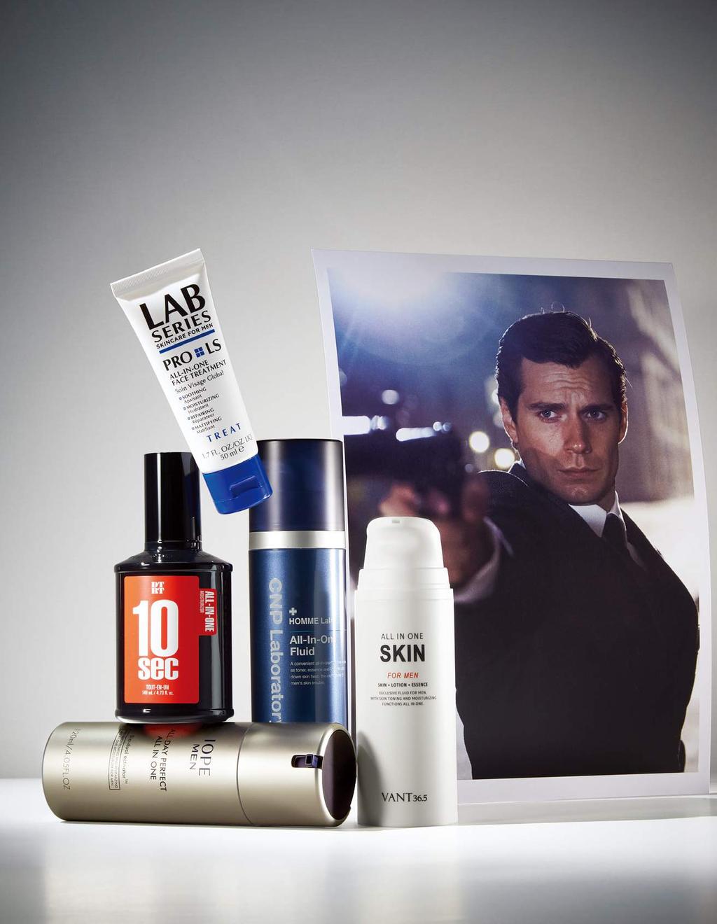 Renewal 140ml $26 DR.JART+ 03 All Day Perfect All-In-One 120ml $30 IOPE MEN 04 All-in-One Fluid 110ml price on request CNP 05 All-in-One Skin For Men 120ml $29 VANT 36.5 맑고깨끗한피부는남녀모두에게호감을준다.