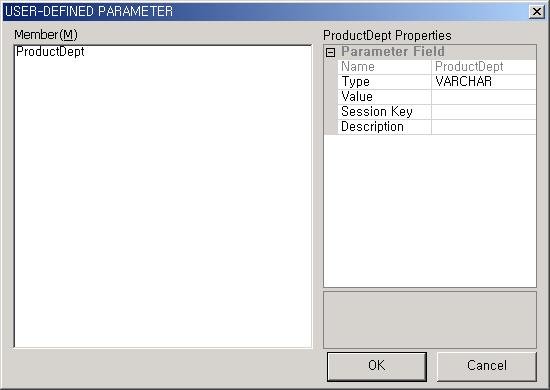 [OK], 'OZ Data Window'. [Add Query Dataset]. 'Product', ( ).