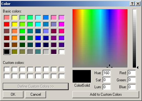 OZ Application Designer User's Guide - Panel Button Anchor 'Bottom, Right' (Panel ) (Panel ) Color -,,, 'TextColor',