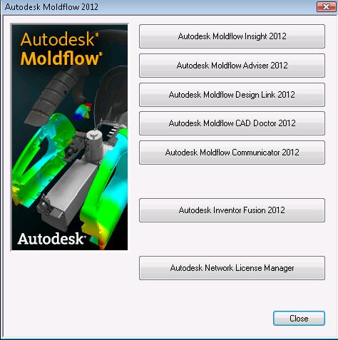 DVD Content Autodesk Moldflow Insight Autodesk Moldflow Adviser Autodesk Moldflow Communicator Autodesk Moldflow Design link Autodesk