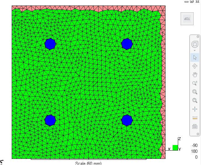 External heat transfer coefficients Can be used to simulate conformal cooling : Get a CAD model with the conformal cooling holes Mesh
