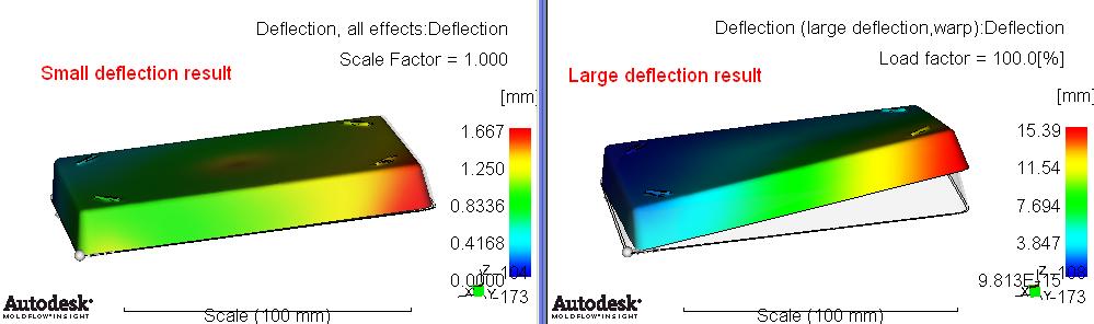 Large Deflection 3D Warpage Large deflection