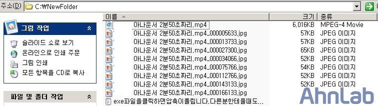 pdf(45,572바이트) - C:\Documents and Settings\Tester\Local Settings\abc. scr(156,672바이트) 생성된 파일 중 Brief introduction of Kim Jong-il.pdf는 [그림 1-11] 과 같은 정상 파일이며, 함께 생성된 abc.scr 파일이 악의적인 기능 을 수행한다.