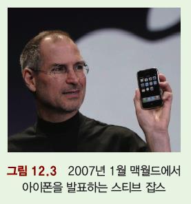 아이폰의등장 아이폰 애플 2007 년 1 월, 샌프란시스코맥월드엑스포에서발표 우리의생활을변화시킨혁신적인제품 21 세기시대를모바일시대로변화
