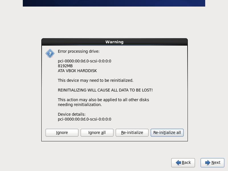 6 CentOS 6 Minimal 설치 그림 1-5 screenshot-0004 선택한 Disk