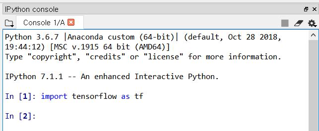 conda update --all Proceed ([y]/n)? 에서 y 입력 (4) 텐서플로설치 conda install tensorflow Proceed ([y]/n)?