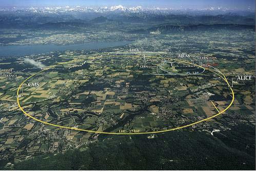 2. 대형강입자충돌기 (Large Hadron Collider, LHC) CERN에서세운입자가속및충돌기로, 스위스제네바근방에위치한다.