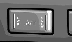 ( 스위치의 SNOW 표시등점등 ) 가속페달을밟으면자동적으로미끄러지기쉬운노면에맞춘구동력이되어출발이쉽게됩니다. POWER 모드 AUTO 모드 SNOW 모드 변속방법 AUTO 모드보다높은차속에서변속됩니다. 1 속에서 4 속까지자동변속됩니다.