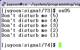 sigprocmask 실행결과 : 프로그램실행도중 ^C 로시그널을보낸다. kill/raise 프로세스에시그널전달 kill: 특정프로세스나프로세스그룹에게지정한시그널을전달 raise: 자기자신에게지정한시그널을전달한다. #include <sys/types.