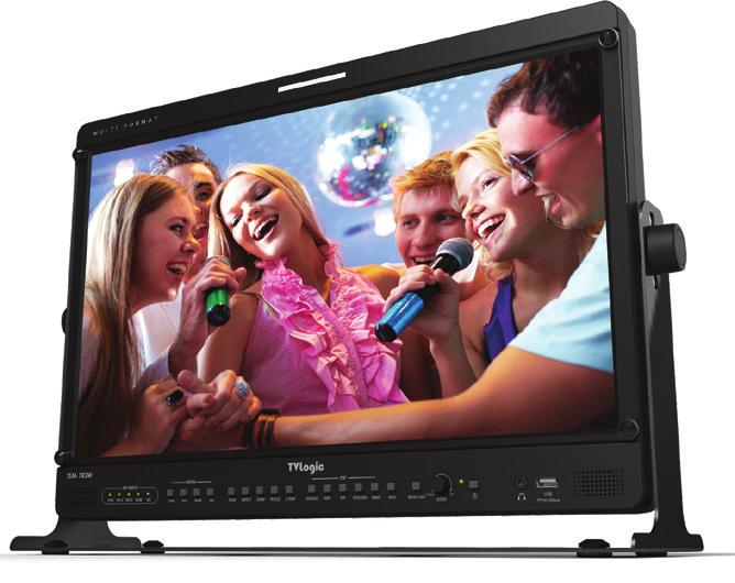 Multi Format 20 SD/HD/ Multi-Format Monitors LVM-182W-A - Main Body : 442.5 x 309.2 x 65.4 (mm) / 17.42 x 12.17 x 2.57 (inch) - With stand : 482.5 x 333.4 x 137.6 (mm) / 19.03 x 13.13 x 5.