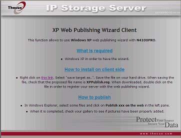 1. 오른쪽상단구석에있는 XP Publishing Wizard(XP 게시마법사 ) 아이콘을 클릭합니다. 2.