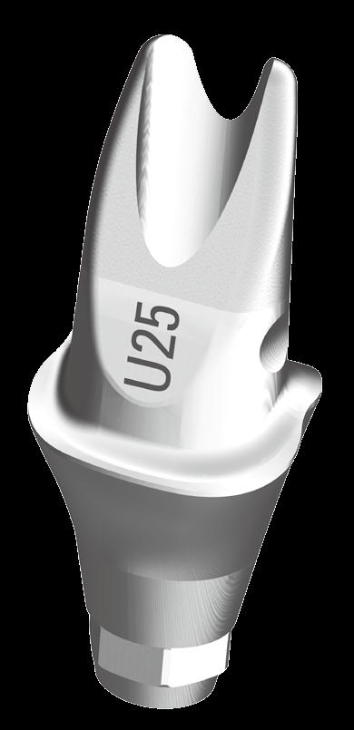 Digital Abutment Scan Adapter 기능 Marking L Lower Incisor 2 높이 5 Post높이 U Upper Incisor 2 높이 5 Post높이 C Canine 2 높이 5 Post높이 P25 P Pre-Molar 2 높이 5 Post높이 M25 M Molar 2 높이 5 Post높이 주의 0.