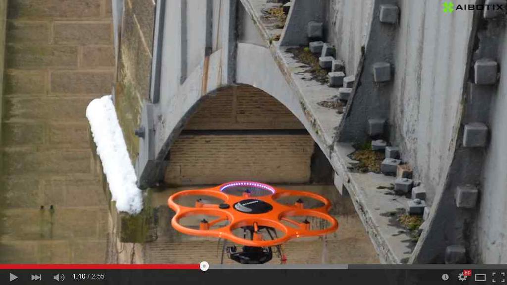 UAV는현장곳곳의상황을촬영하여실시간스트리밍영상을현장관리자에게제공나. UAV의자율비행경로및현재위치를 BIM에가시화다.