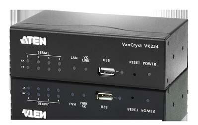 USB 또는웹인터페이스를통한펌웨어업그레이드가능 VK36 6포트 IR/ 시리얼확장박스특장점 6개의 IR/ 시리얼포트제공하여 ATEN 컨트롤시스템확장 단일 VK00