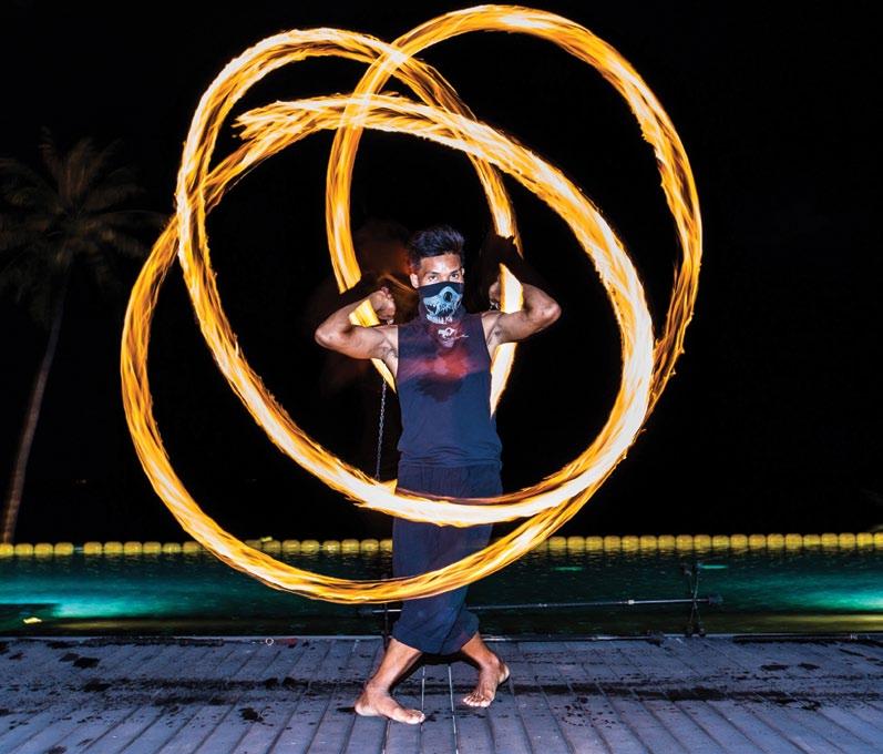 WEDNESDAY, FRIDAY AND SATURDAY FIRE DANCE SHOWS Watch the sunset and enjoy the
