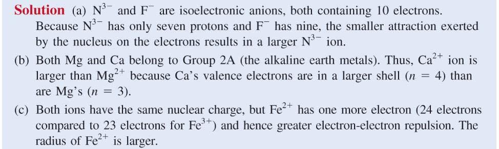 Example 8.3 Ionization Energy A.