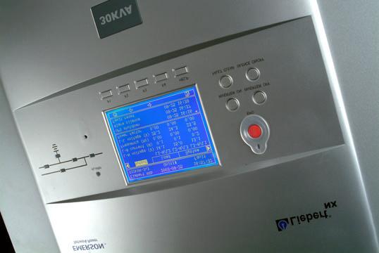 Liebert NX: Control Panel & LCD Display LCD PARADIGM 2003-01-22 12:30:36 60kVA-3X3 Unit #1 Normal Main Vphase V Iphase A Freq. Hz Vline V P. F. F1 A(AB) 220 20.5 50.1 380 0.99 Bypass B(BC) 220 20.