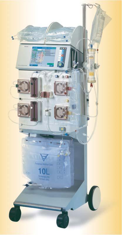multifiltrate Multifunctional for renal replacement and plasma therapy 전기충격에관한국제표준규격 (IEC60601-1) 으로부터가장안전한 Electric Shock 방지등급을받아심장질환환자에게도안전하게사용하실수있습니다.
